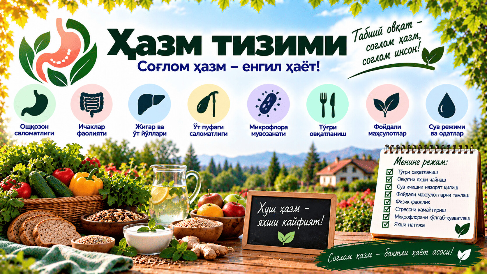 Ҳазм қилиш тизими саломатлиги