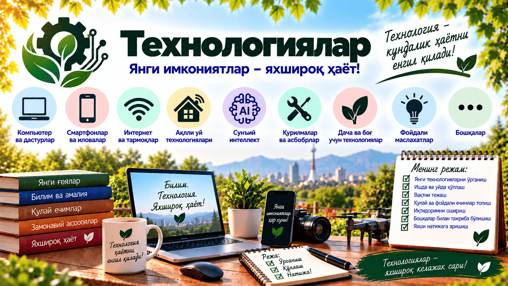 Замонавий технологиялар уй учун