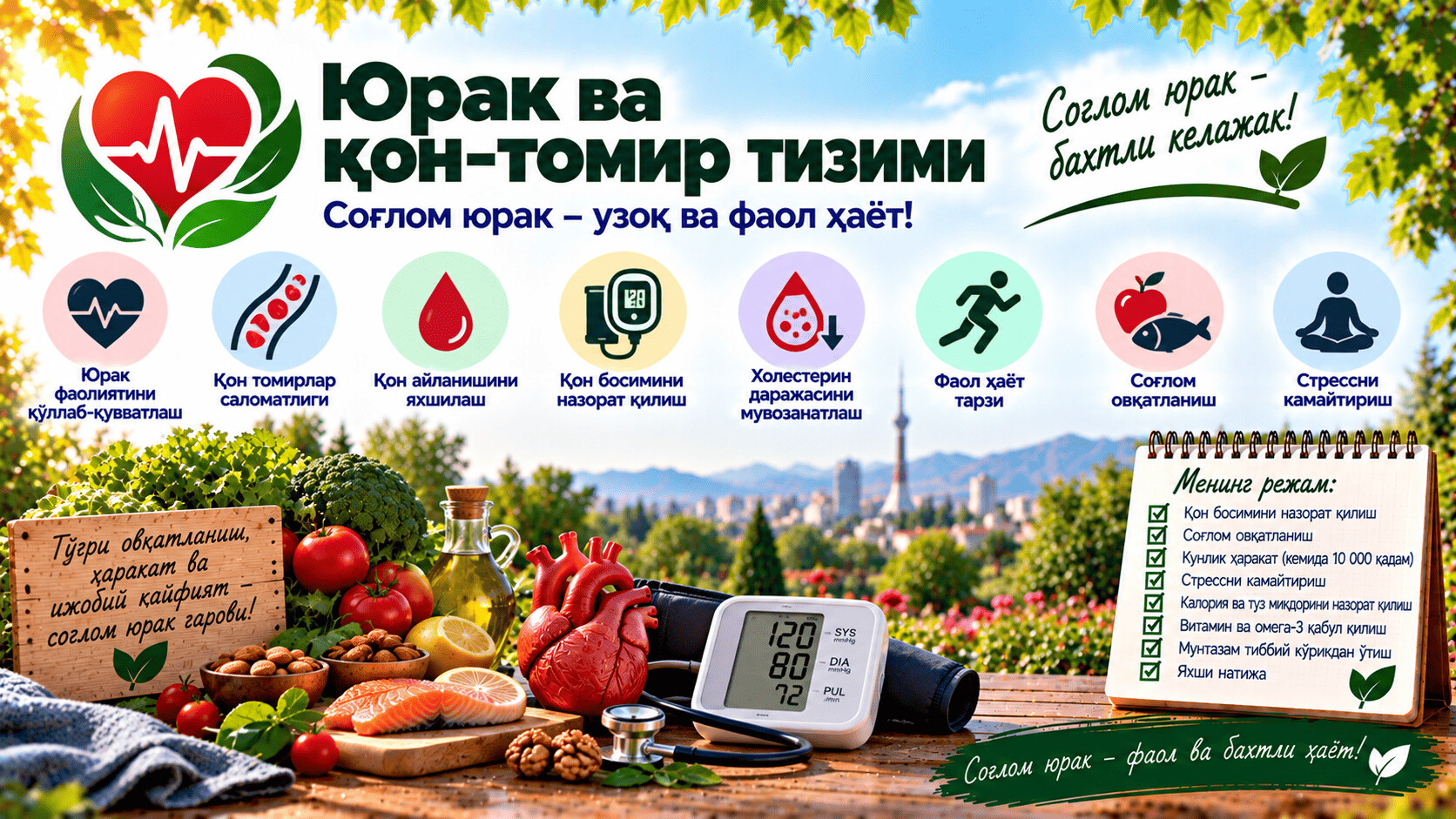 Юрак-қон томиралари тизими саломатлиги