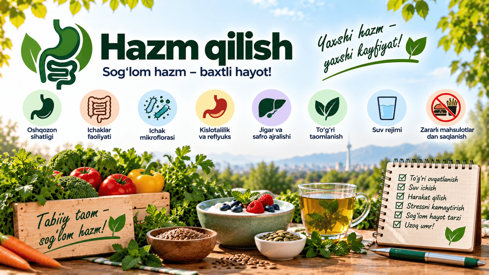 Hazm qilish tizimi salomatligi