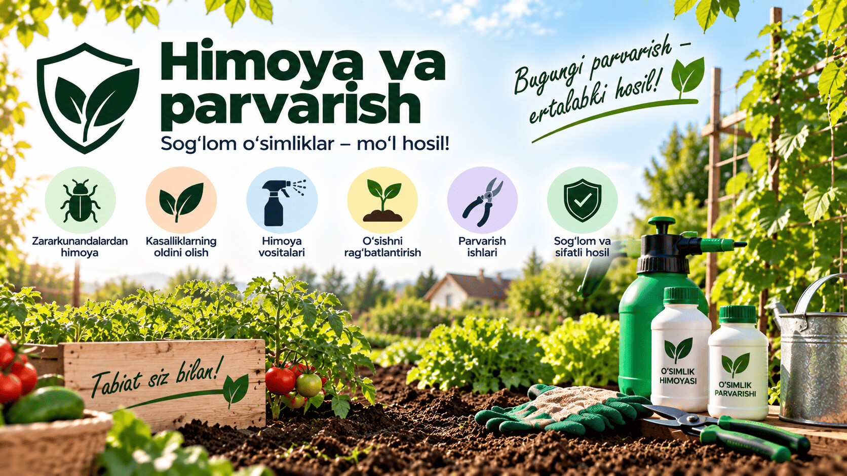 Ekinlarni himoyalash va parvarishlash