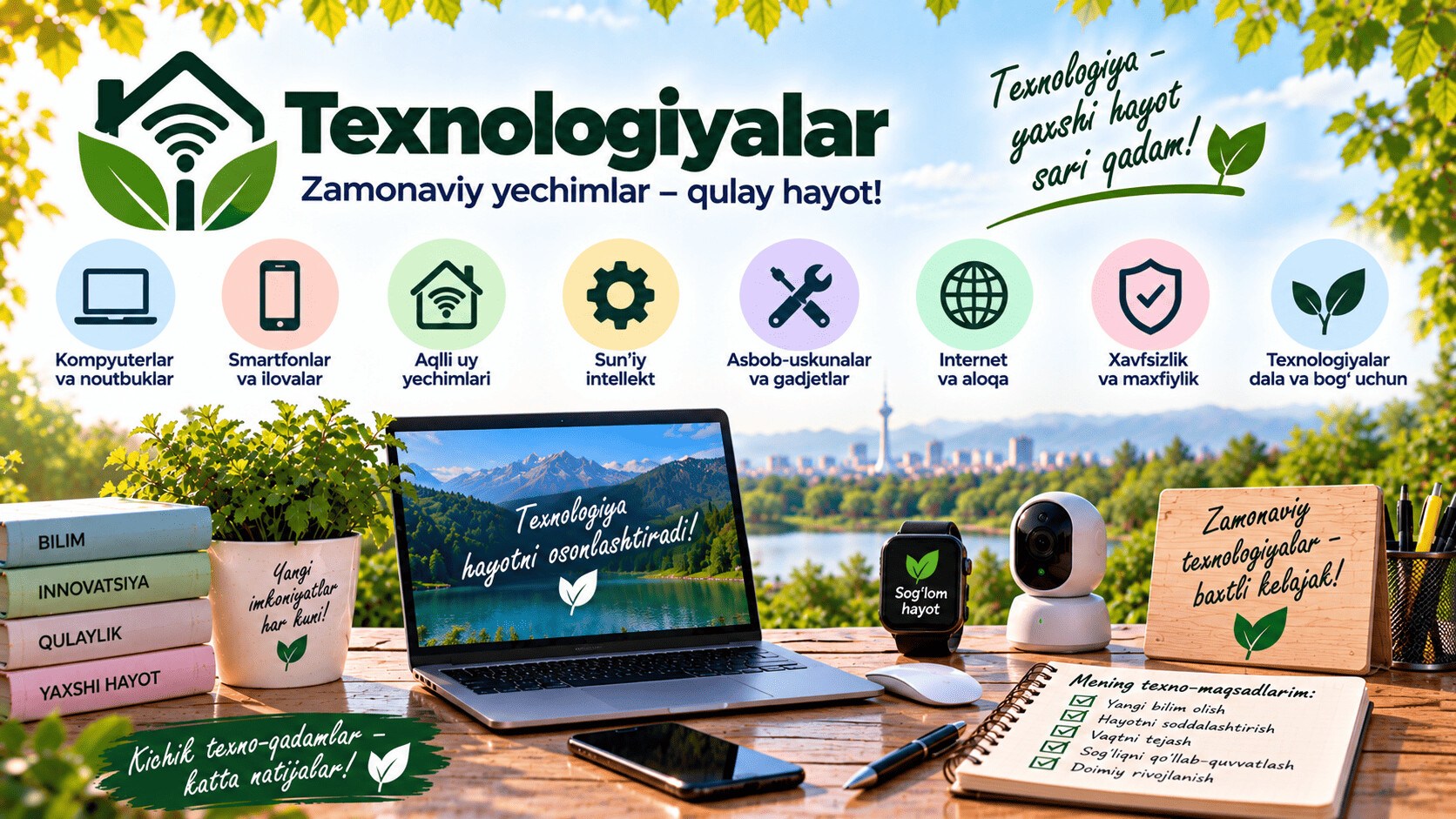 Zamonaviy texnologiyalar uy uchun