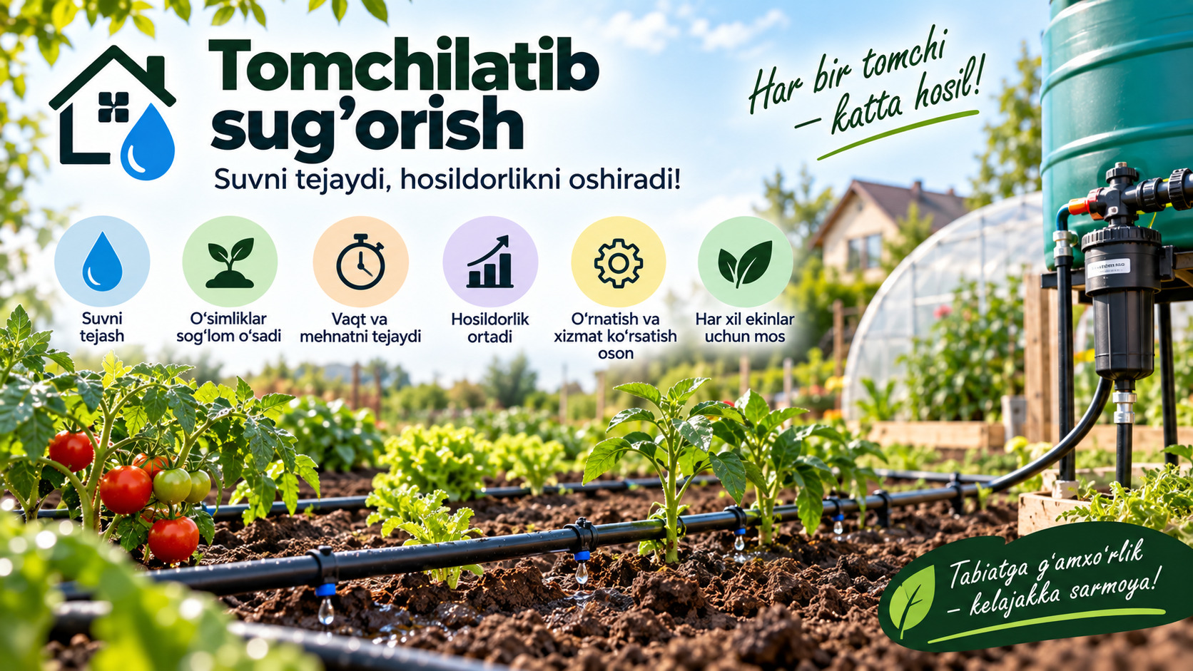 Tomchilatib sugorish